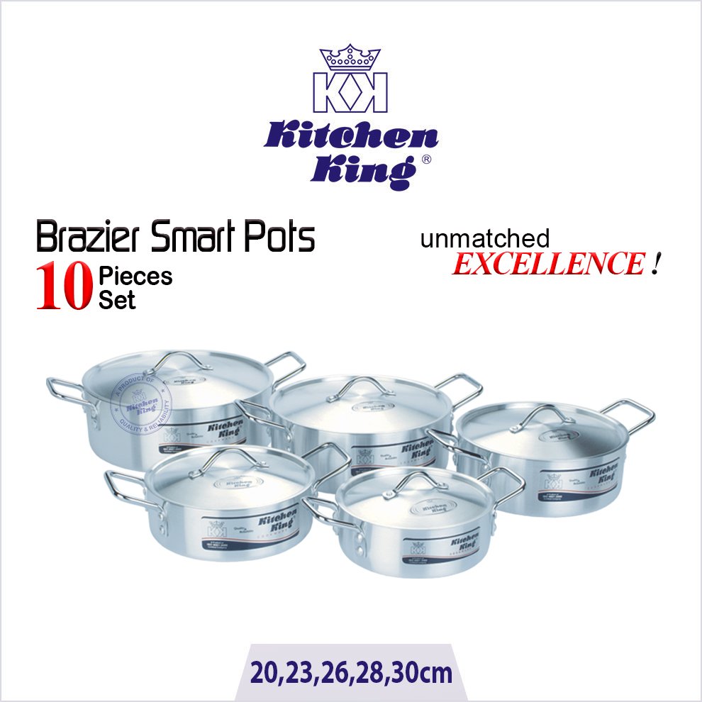 Brazier Smart Pot Set 10-Pcs