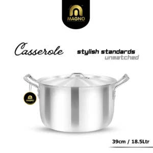 Casserole 39cm Metal Finish - Magno Cookware