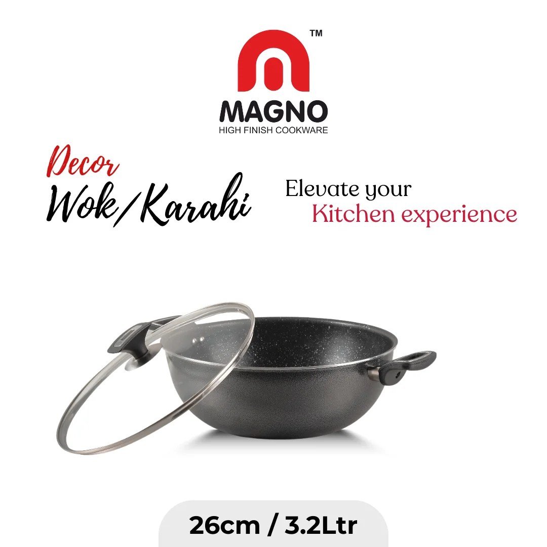 Decor Nonstick Karachi/wok 26 cm - Magno Cookware