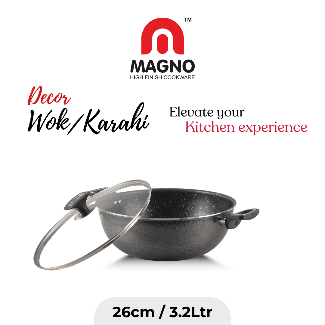 Decor Nonstick Karachi/wok 26 cm - Magno Cookware