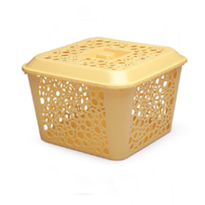 Deluxe Basket | Spacious & Durable Plastic Storage Bin