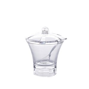 Elegant Acrylic Sugar Pot - (300ml)
