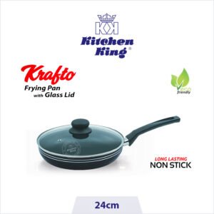 Fry Pan Krafto with Glass Lid - 24cm