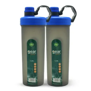 Gear Sports Water Bottle Large Pack of 2 - (1Ltr)