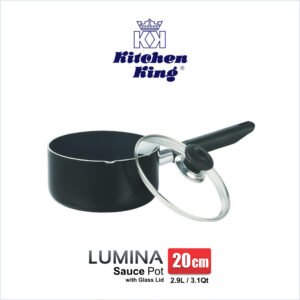 Lumina Sauce Pot (Glass Lid) - 20cm