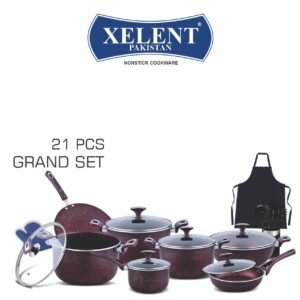 MARBLE GRAND COOKWARE SET 21 PCS - Magno Cookware