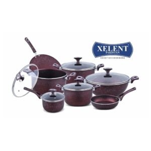 Marble Jumbo Cookware Set 19 Pcs - Magno Cookware