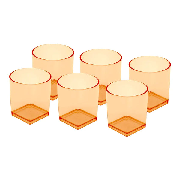Party Acrylic Glass M-1 Pack of 6 - (250ml)