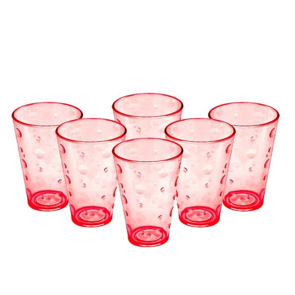 Party Acrylic Glass M-3 Pack of 6 - (250ml)