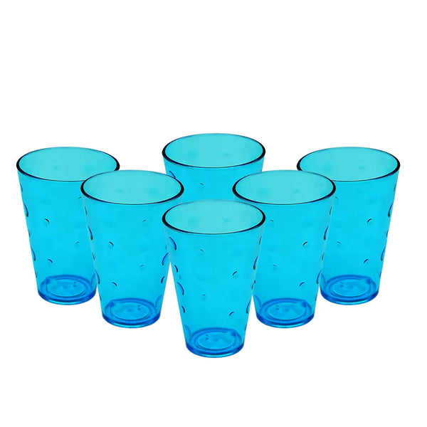Party Acrylic Glass M-3 Pack of 6 - (250ml)