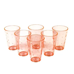 Party Acrylic Glass M-3 Pack of 6 - (250ml)