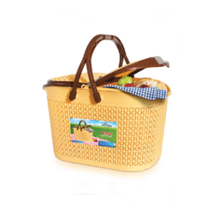 Pearl Carry Basket | Elegant Plastic Basket with Handle