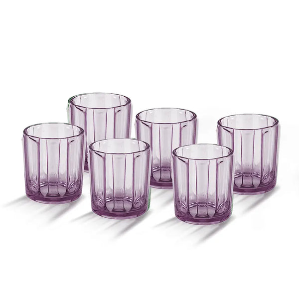 Real Acrylic Glass M-3 Pack of 6 - (400ml)