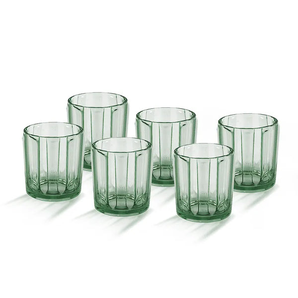 Real Acrylic Glass M-3 Pack of 6 - (400ml)