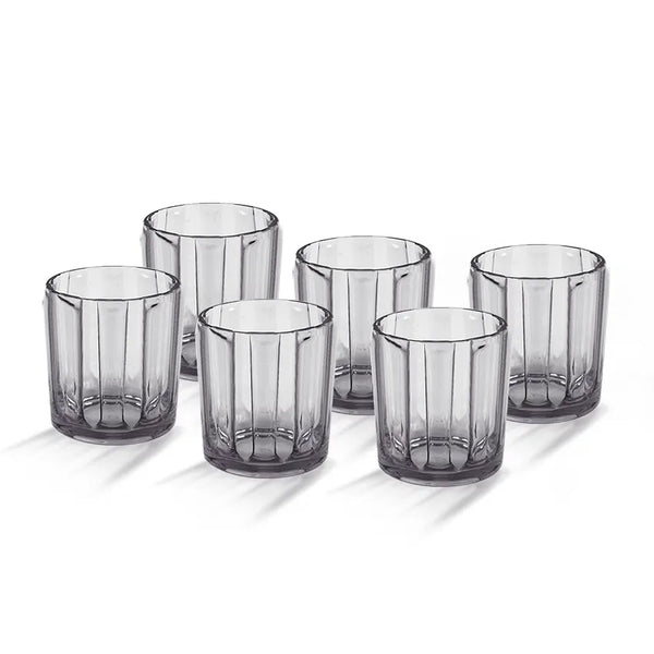 Real Acrylic Glass M-3 Pack of 6 - (400ml)