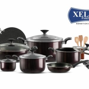 Xelent Pakistan Crystal Cookware Set (18pcs) - Magno Cookware
