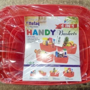 Storage Basket 4 Pcs (Random Colors)