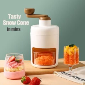 New shaved ice machine DIY home small manual ice crusher hand-shake ice sand hail ice ice breaker to make continuous sand ice