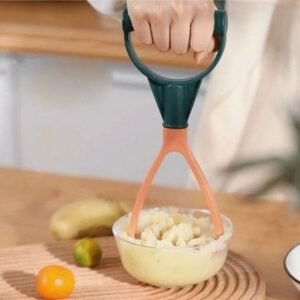 Plastic Potato Masher, Multifunctional Food Shredder, Potatoes Mud Pusher, Kitchen Cooking Gadget, Hand Held Potato Masher