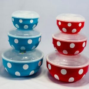 Twist bowl 3p set Small-Dimension(inches)5*9*5.2-Capacity 2200ml.1200ml. 600ml